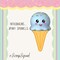 Kalan Scoop Squad Jiminy Sprinkles - Cute Squishy Ice Cream Scoop Toy, Stress Relief Fidget Squeeze Toy for Kids & Adults